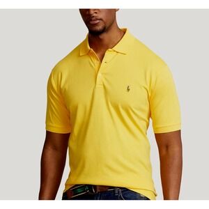NWT MENS POLO‎ RALPH LAUREN S/S POLO SHIRT~YELLOW~2XL TALL